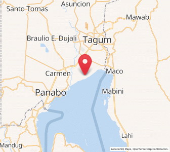 Map of Libuganon, Davao