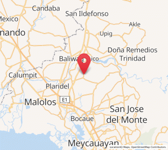 Map of Liciada, Central Luzon