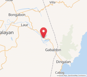 Map of Ligaya, Central Luzon