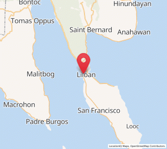 Map of Liloan, Eastern Visayas