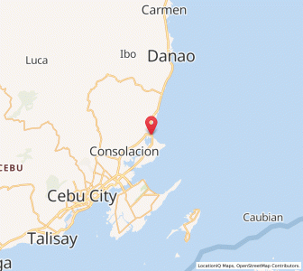 Map of Liloan, Central Visayas