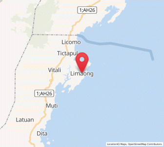Map of Limaong, Zamboanga Peninsula