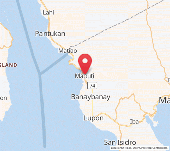 Map of Linao, Davao