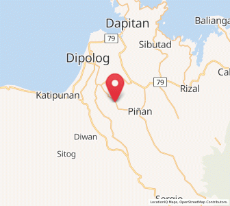 Map of Lingasan, Zamboanga Peninsula