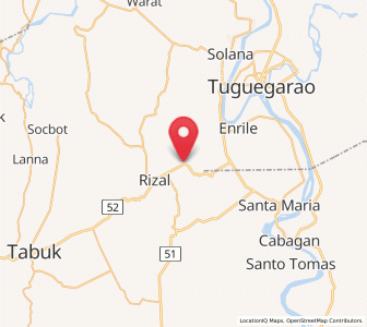 Map of Liwan, Cordillera