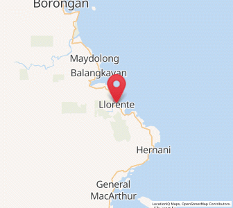 Map of Llorente, Eastern Visayas