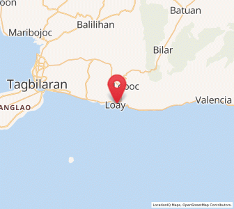 Map of Loay, Central Visayas