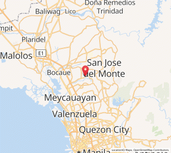 Map of Loma de Gato, Central Luzon