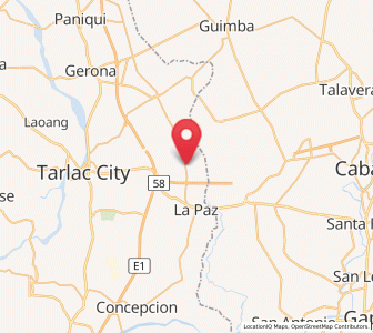 Map of Lomboy, Central Luzon