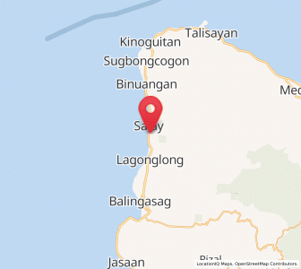 Map of Looc, Northern Mindanao