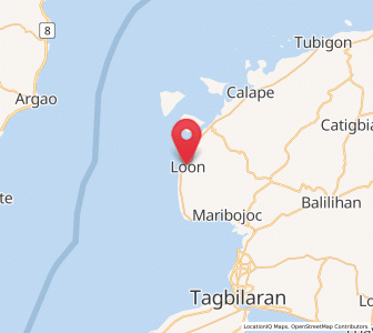 Map of Loon, Central Visayas