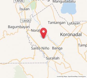 Map of Lopez Jaena, Soccsksargen