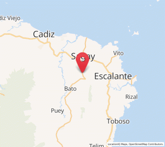 Map of Lopez Jaena, Western Visayas