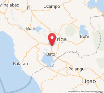 Map of Lourdes, Bicol