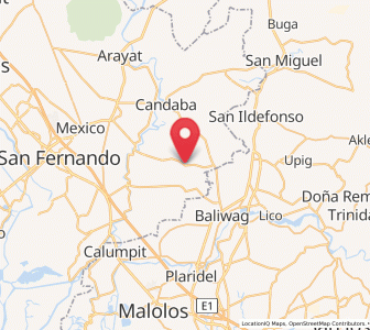 Map of Lourdes, Central Luzon