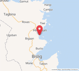 Map of Loyola, Caraga