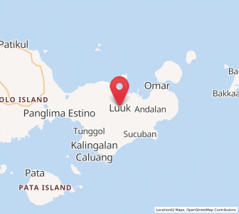 Map of Lu-uk, Autonomous Region in Muslim Mindanao