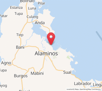 Map of Lucap, Ilocos