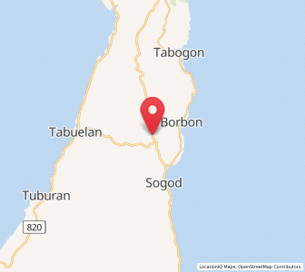 Map of Lugo, Central Visayas