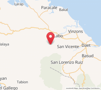 Map of Lugui, Bicol