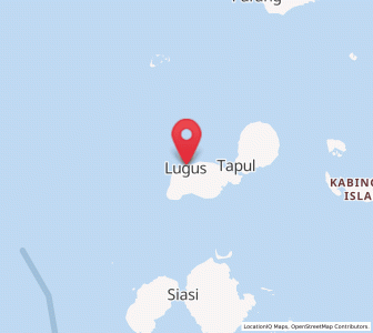 Map of Lugus, Autonomous Region in Muslim Mindanao