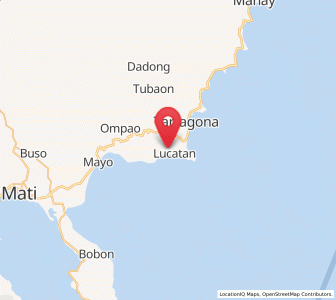 Map of Lukatan, Davao