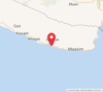 Map of Lumatil, Soccsksargen