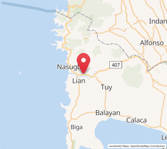 Map of Lumbangan, Calabarzon
