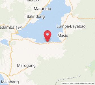 Map of Lumbatan, Autonomous Region in Muslim Mindanao