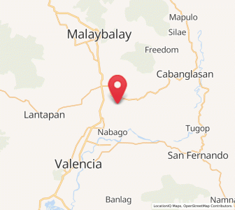 Map of Lumbayao, Northern Mindanao