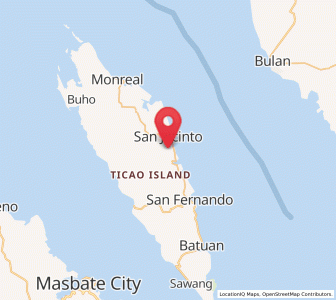Map of Luna, Bicol