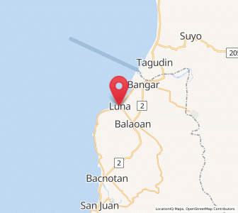 Map of Luna, Ilocos