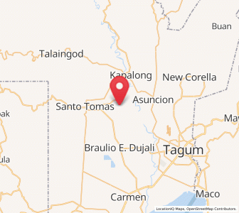 Map of Lungaog, Davao