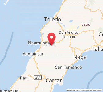 Map of Lut-od, Central Visayas