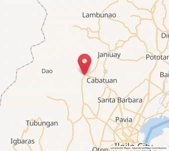 Map of Maasin, Western Visayas