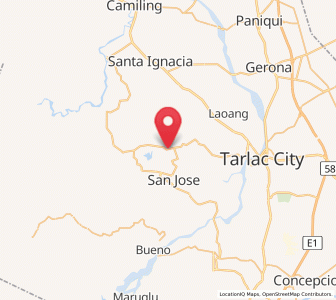 Map of Mababanaba, Central Luzon