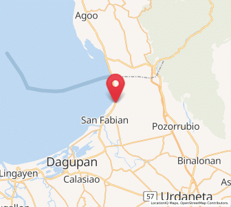 Map of Mabilao, Ilocos