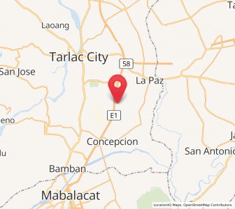 Map of Mabilog, Central Luzon
