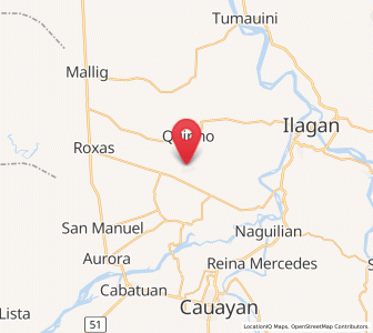 Map of Mabini, Cagayan Valley