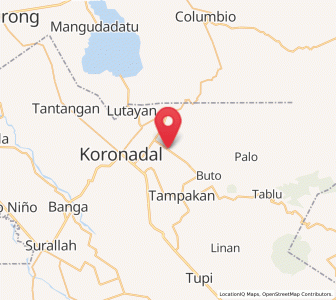 Map of Mabini, Soccsksargen