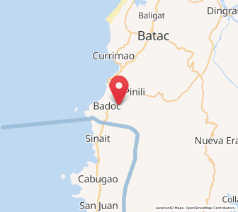 Map of Mabusag, Ilocos