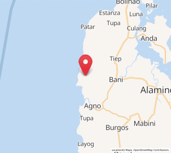 Map of Macabuboni, Ilocos