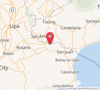 Map of Macalamcam A, Calabarzon