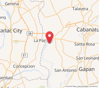 Map of Macarse, Central Luzon