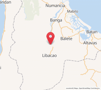 Map of Madalag, Western Visayas