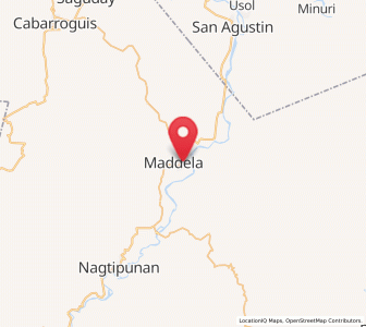 Map of Maddela, Cagayan Valley