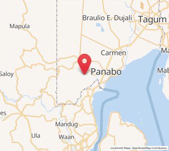 Map of Maduao, Davao