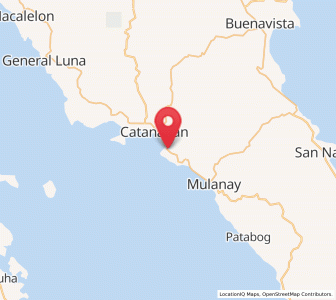 Map of Madulao, Calabarzon