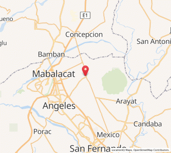 Map of Magalang, Central Luzon