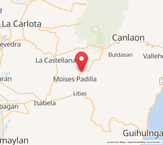 Map of Magallon Cadre, Western Visayas